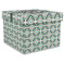 Geometric Circles Gift Boxes with Lid - Canvas Wrapped - X-Large - Front/Main