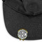 Geometric Circles Golf Ball Marker Hat Clip - Main - GOLD