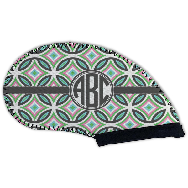 Geometric Circles Golf Club Covers - BACK