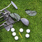 Geometric Circles Golf Club Covers - LIFESTYLE