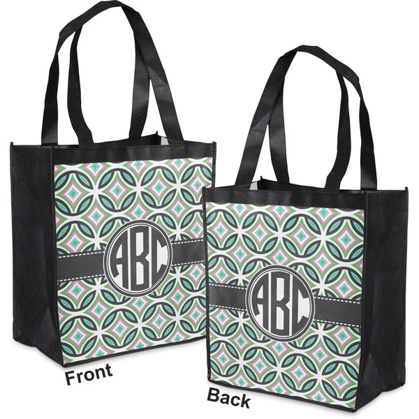 Geometric Circles Grocery Bag - Apvl