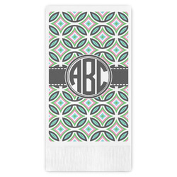 Geometric Circles Guest Towels - Full Color (Personalized)