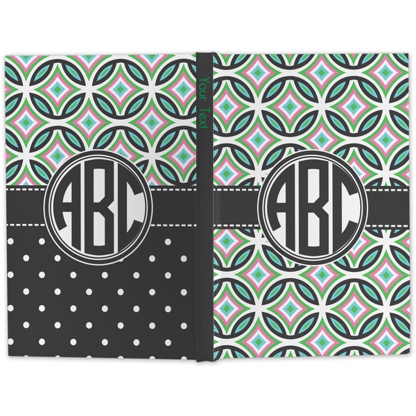Geometric Circles Hard Cover Journal - Apvl