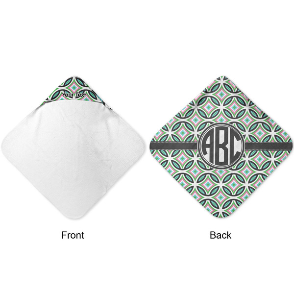 Geometric Circles Hooded Baby Towel- Approval
