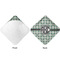 Geometric Circles Hooded Baby Towel- Approval