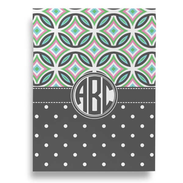 Geometric Circles House Flags - Double Sided - BACK
