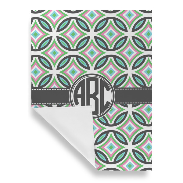 Geometric Circles House Flags - Single Sided - FRONT FOLDED