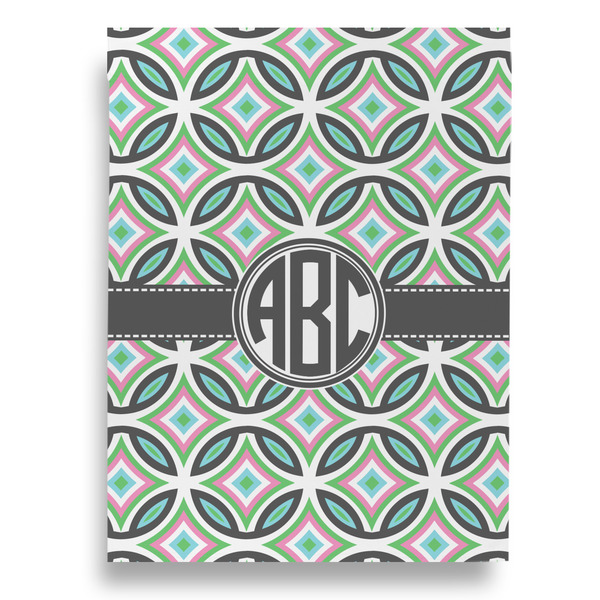 Geometric Circles House Flags - Single Sided - FRONT