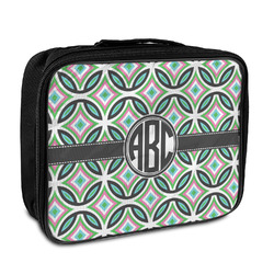 Geometric Circles Insulated Lunch Bag (Personalized)