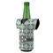 Geometric Circles Jersey Bottle Cooler - ANGLE (on bottle)