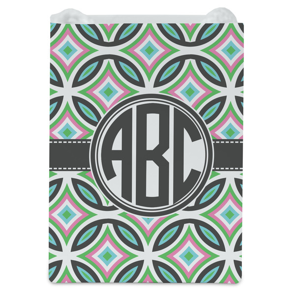 Geometric Circles Jewelry Gift Bag - Matte - Front