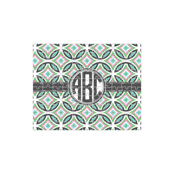 Custom Geometric Circles 110 pc Jigsaw Puzzle (Personalized)