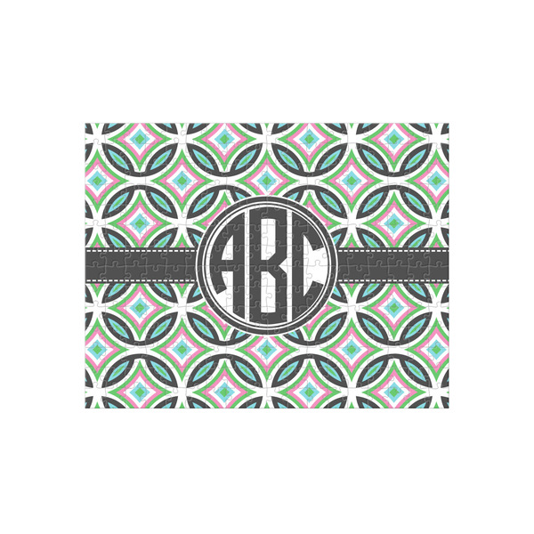 Custom Geometric Circles 252 pc Jigsaw Puzzle (Personalized)