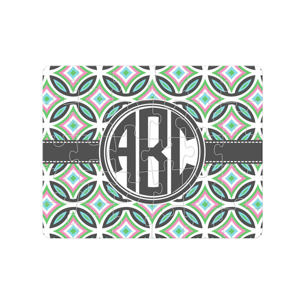 Custom Geometric Circles Jigsaw Puzzles (Personalized)