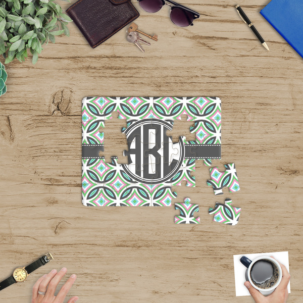 Geometric Circles Jigsaw Puzzle 30 Piece - In Context