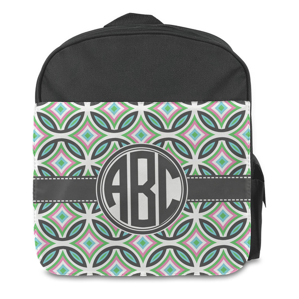 Geometric Circles Kids Backpack - Front