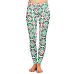 Geometric Circles Ladies Leggings - Extra Small