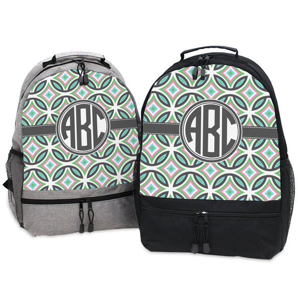 Geometric Circles Large Backpacks - Both