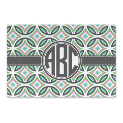 Geometric Circles Large Rectangle Car Magnet (Personalized)