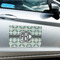 Geometric Circles Large Rectangle Car Magnets- In Context