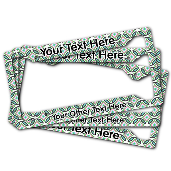Geometric Circles License Plate Frames - (PARENT MAIN)