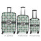 Geometric Circles Luggage Bags all sizes - With Handle