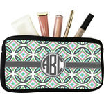 Geometric Circles Makeup / Cosmetic Bag - Small (Personalized)
