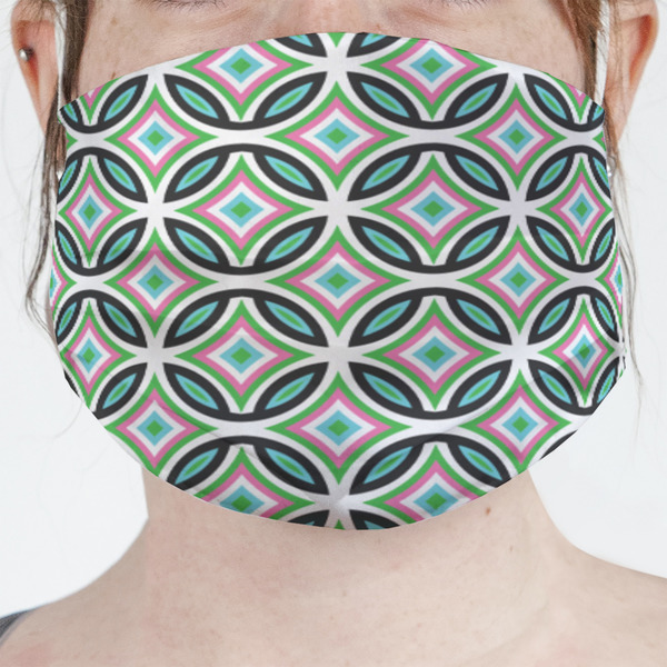 Custom Geometric Circles Face Mask Cover