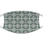Geometric Circles Cloth Face Mask (T-Shirt Fabric)
