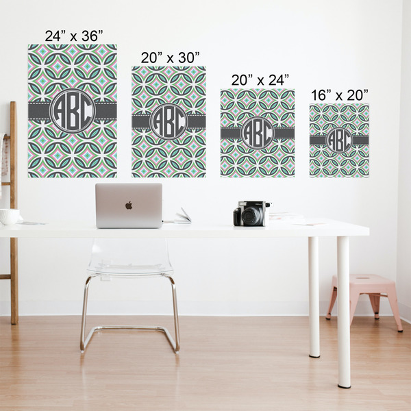 Geometric Circles Matte Poster - Sizes