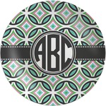 Geometric Circles Melamine Plate (Personalized)
