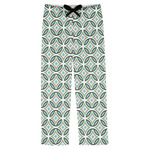 Geometric Circles Mens Pajama Pants - XS