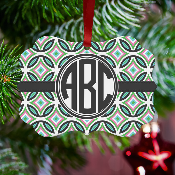 Geometric Circles Metal Benilux Ornament - Lifestyle