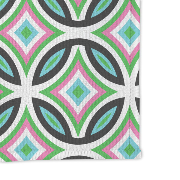 Geometric Circles Microfiber Dish Rag - DETAIL