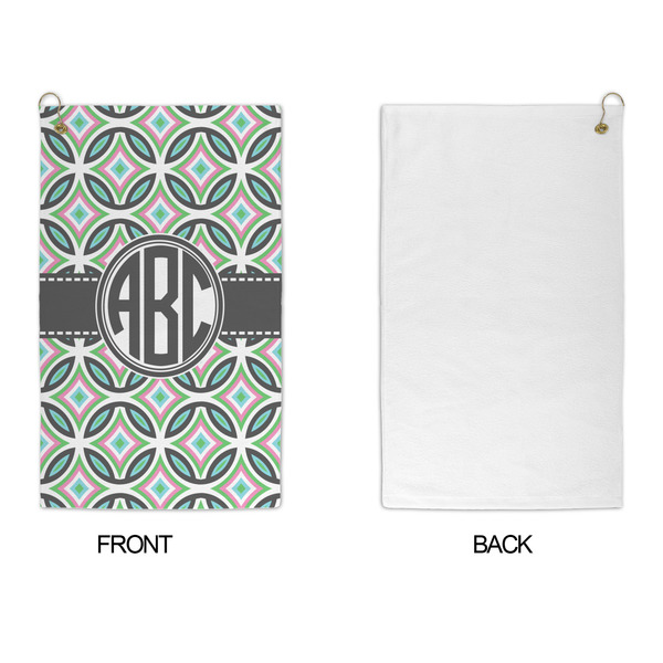 Geometric Circles Microfiber Golf Towels - APPROVAL