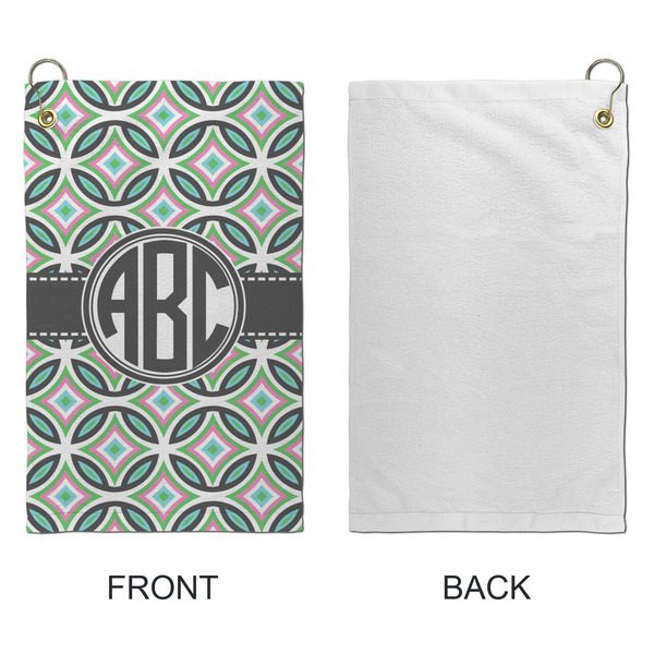 Geometric Circles Microfiber Golf Towels - Small - APPROVAL