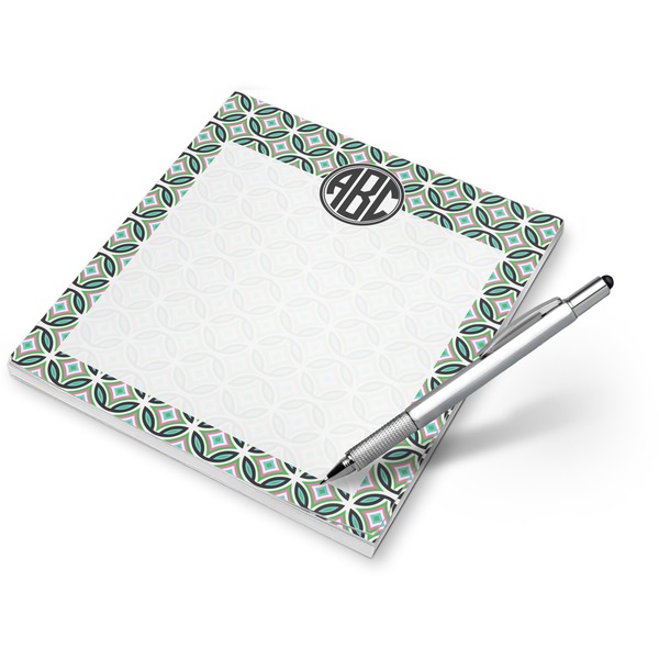 Custom Geometric Circles Notepad (Personalized)
