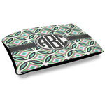 Geometric Circles Dog Bed w/ Monogram