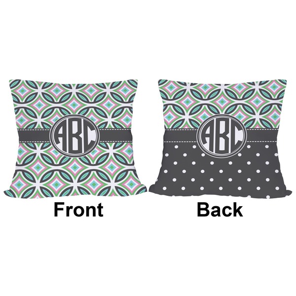 Geometric Circles Outdoor Pillow - 18x18