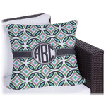 Geometric Circles Outdoor Pillow (Personalized)