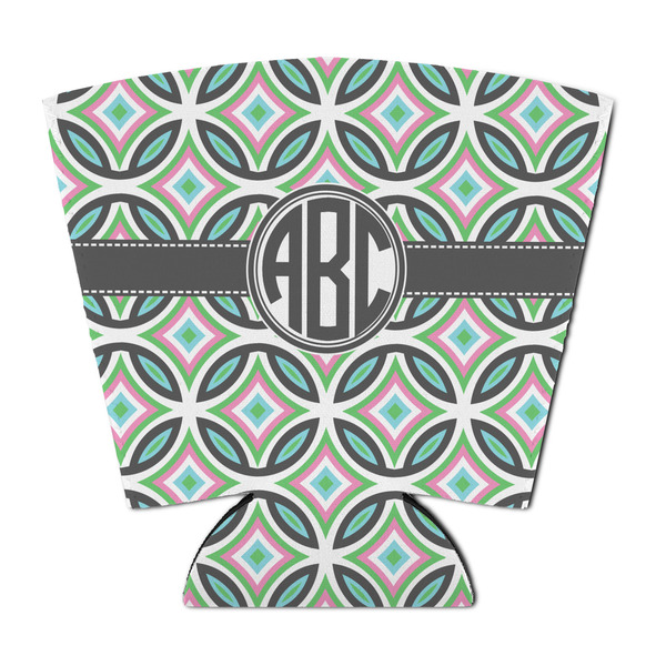 Geometric Circles Party Cup Sleeves - with bottom - FRONT