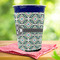 Geometric Circles Party Cup Sleeves - with bottom - Lifestyle