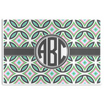 Geometric Circles Disposable Paper Placemats (Personalized)