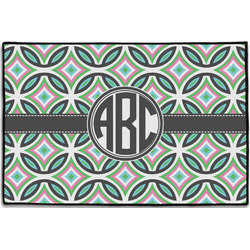 Geometric Circles Door Mat - 36"x24" (Personalized)