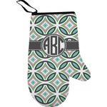 Geometric Circles Right Oven Mitt (Personalized)