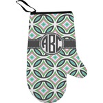 Geometric Circles Oven Mitt (Personalized)