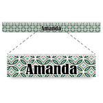 Geometric Circles Plastic Ruler - 12" (Personalized)