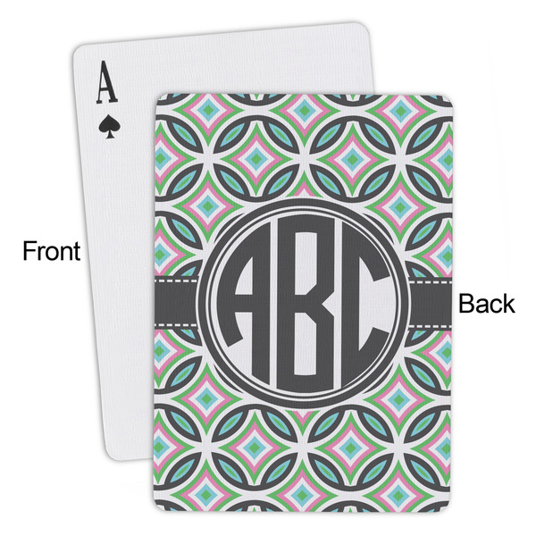 Geometric Circles Playing Cards - Approval