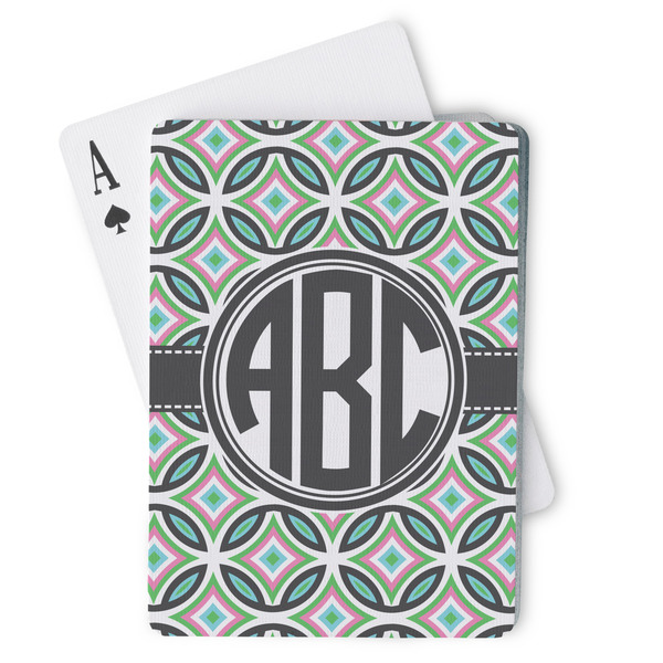 Custom Geometric Circles Playing Cards (Personalized)