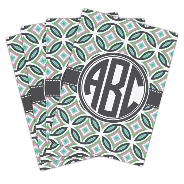 Geometric Circles Playing Cards - Hand Back View